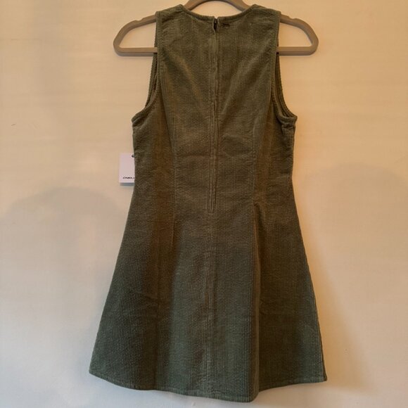 O'Neill Corduroy Mini Dress, Dark Green, S - Picture 5 of 10